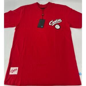 COOKIES PUTTIN IN WORK SS JERSEY KNIT (RED) MENS SZ S